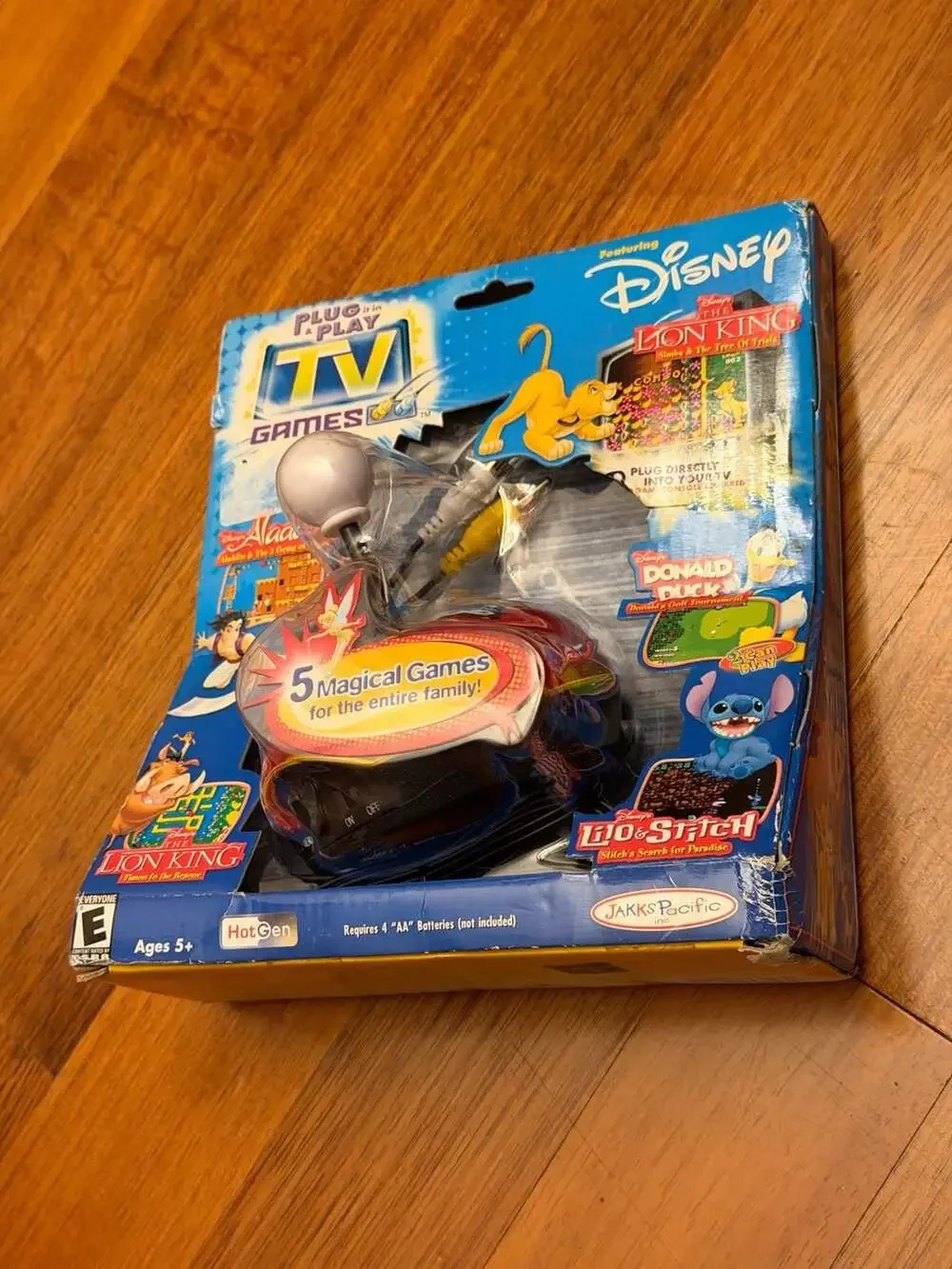 New Disney Plug & Play TV Games - 5 Magical Games for the Entire Family NWT